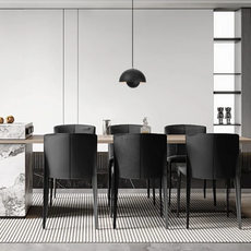 Morandi Pendelleuchte LED Metall Schwarz Esszimmer