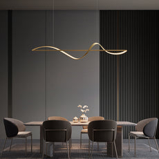 Modern Pendelleuchte LED Linear Metall Esszimmer