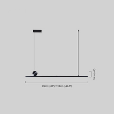 Modern Pendelleuchte LED Linear  Esszimmer