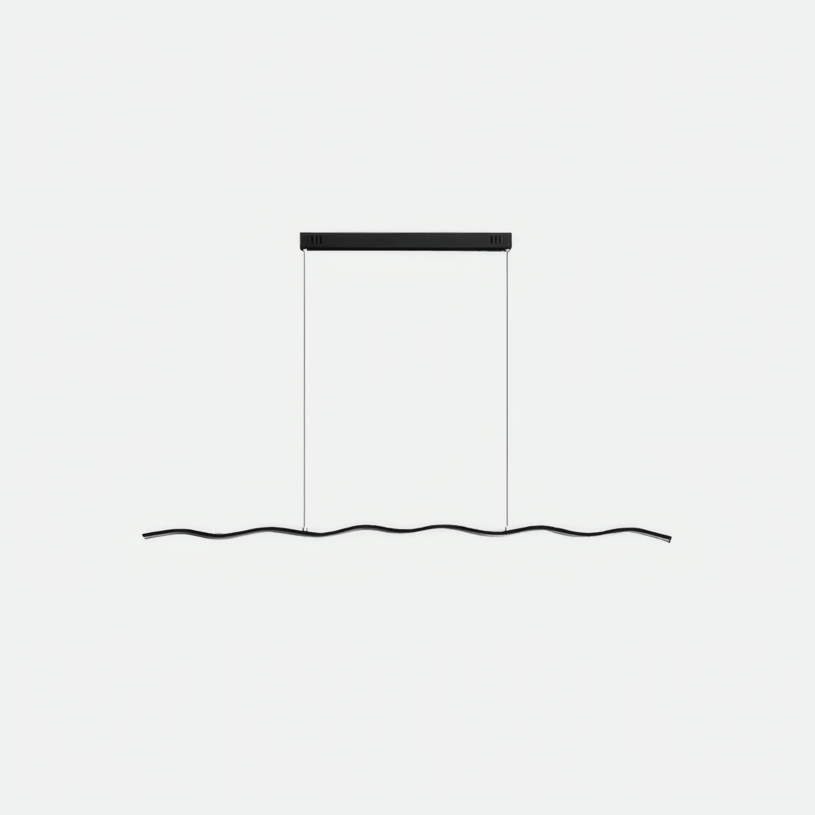 Minimalistisch Pendelleuchte Metall Schwarz Esszimmer