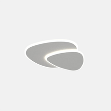 Minimalistisch Deckenleuchte LED Dreieck Weiß Metall Schlafzimmer