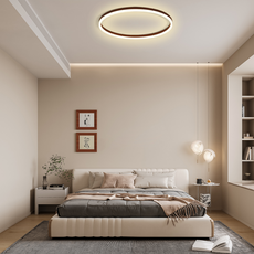 Modern Deckenleuchte LED Metall Schwarz Schlafzimmer/Wohnzimmer