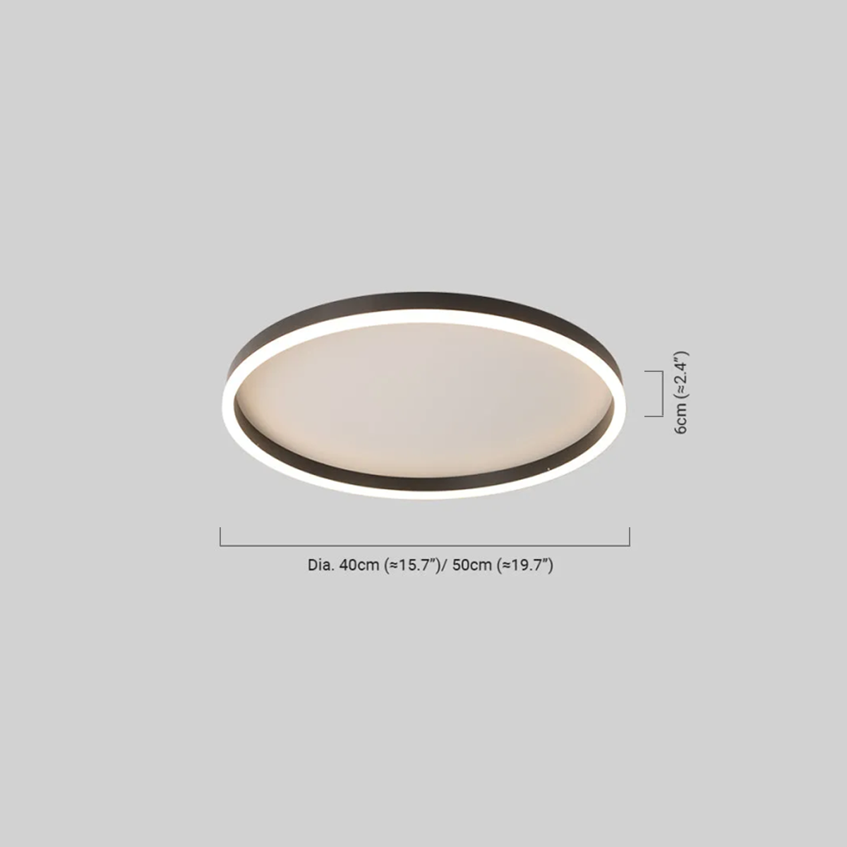 Modern Deckenleuchte LED Metall Schwarz Schlafzimmer/Wohnzimmer
