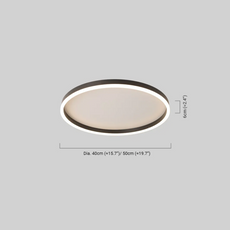 Modern Deckenleuchte LED Metall Schwarz Schlafzimmer/Wohnzimmer