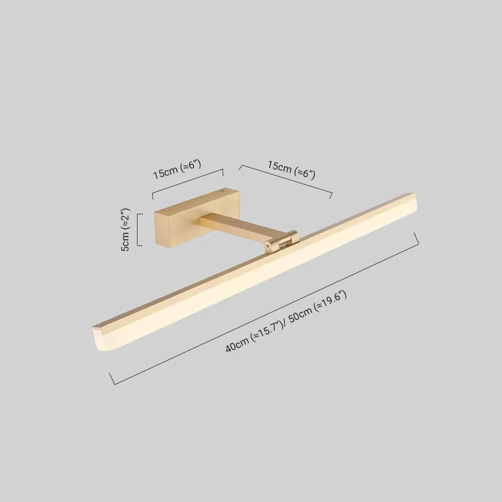 Modern Wandlampe/Spiegellampe LED Linear Metall Badezimmer