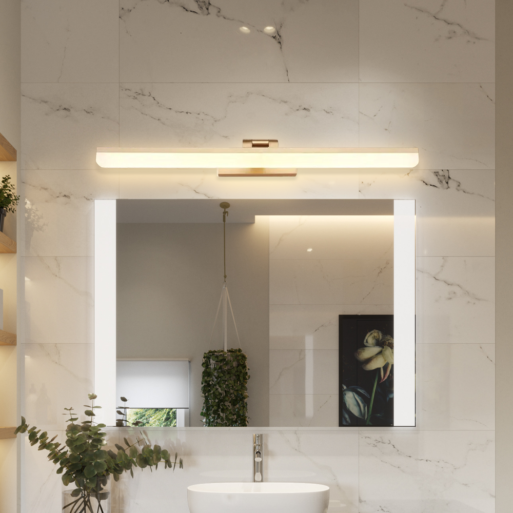 Modern Wandlampe/Spiegellampe LED Linear Metall Badezimmer