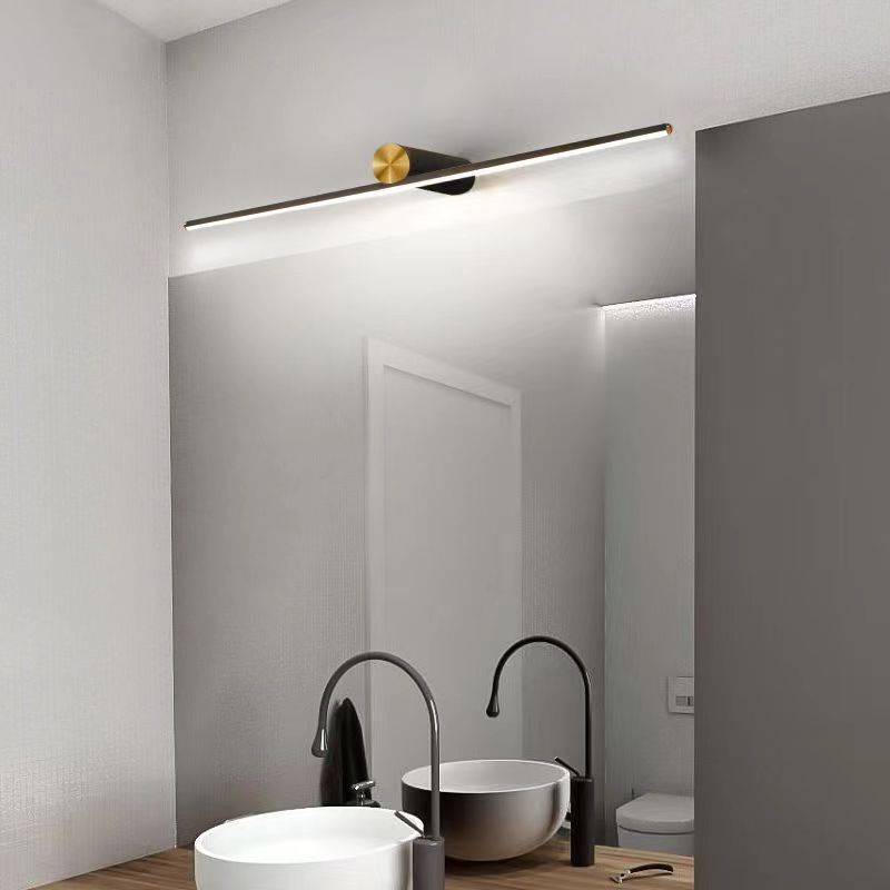 Modern Wandlampe Metall Schwarz Badezimmer