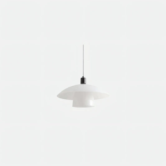 Nordic Pendelleuchte Metall Weiß Wohnzimmer