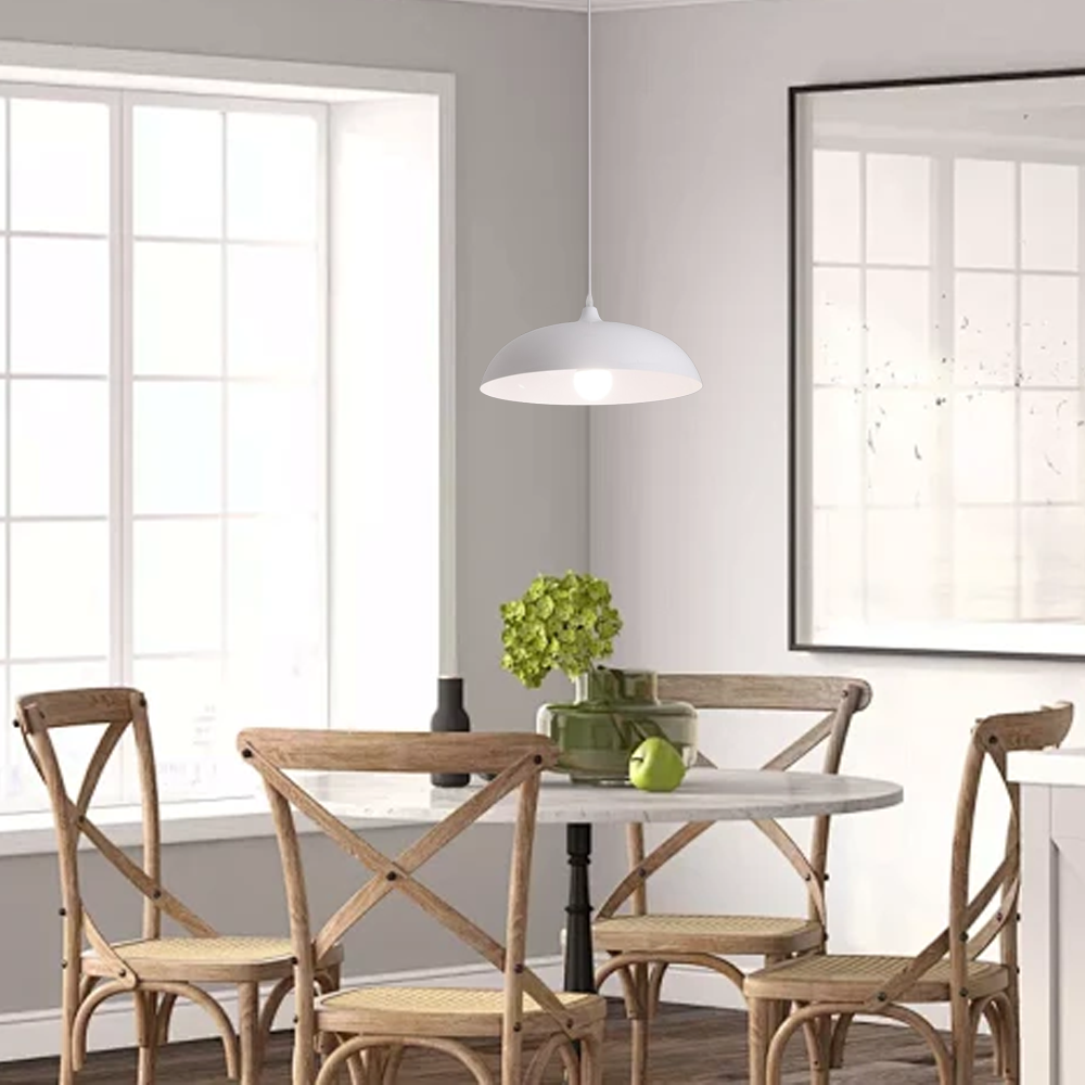 Morandi Pendelleuchte Metall Blau Wohnzimmer