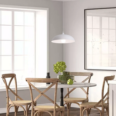 Morandi Pendelleuchte Metall Blau Wohnzimmer