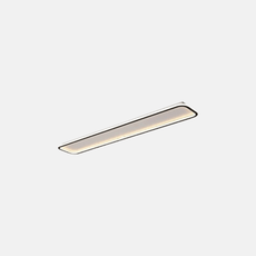 Moderne Deckenleuchte LED Rechteckig Schwarz Metall Ess/Schlafzimmer