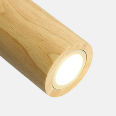ModernDeckenstrahler/Deckenleuchte LED Zylindrisch Metall Holzfarbe Wohnzimmer