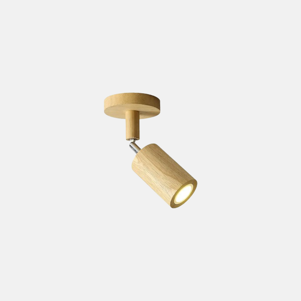 ModernDeckenstrahler/Deckenleuchte LED Zylindrisch Metall Holzfarbe Wohnzimmer