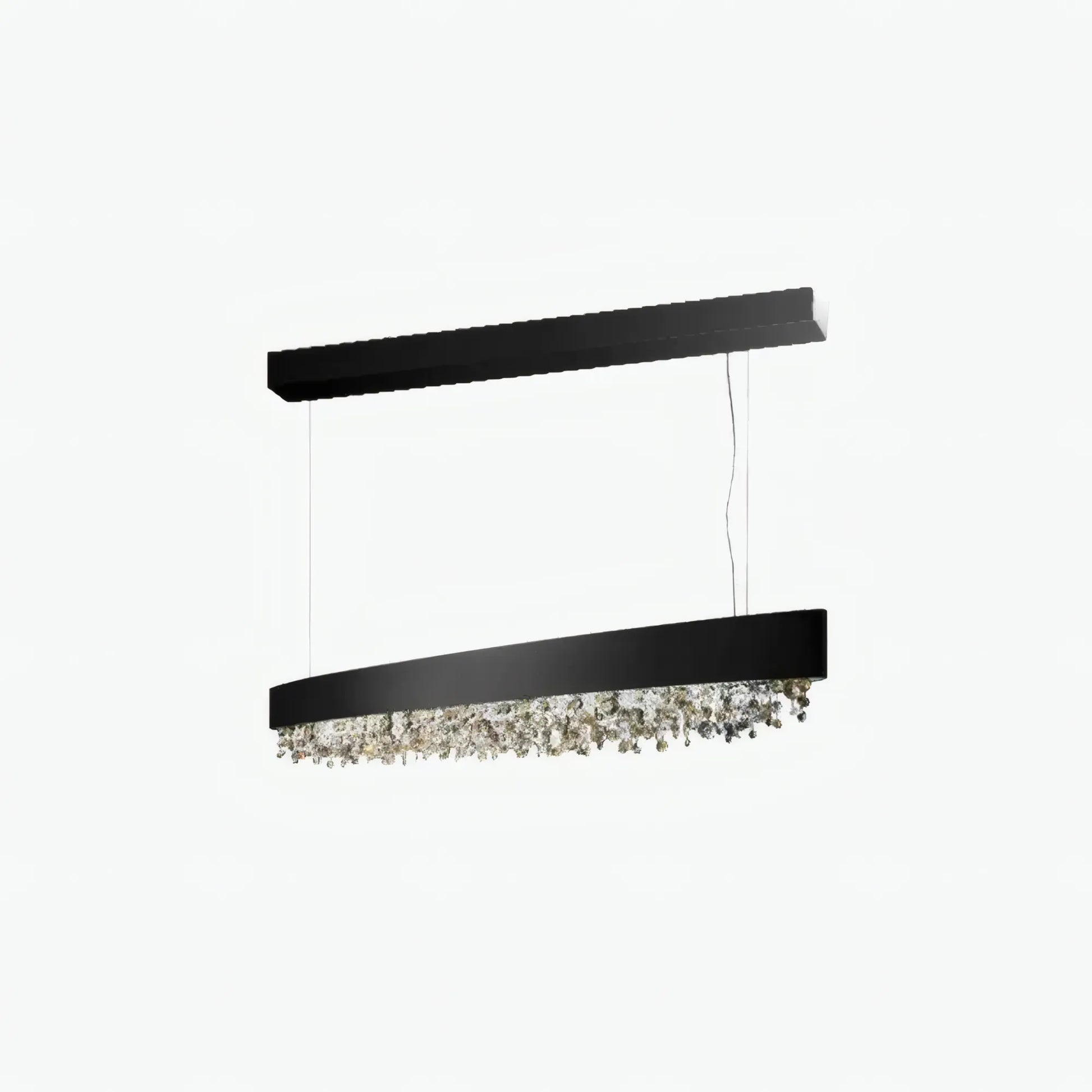 Modern Pendelleuchte Metall Braun Esszimmer