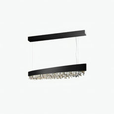 Modern Pendelleuchte Metall Braun Esszimmer