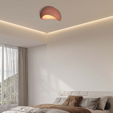 Modern Deckenleuchte LED Brotform Harz Weiß Esszimmer