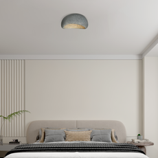 Modern Deckenleuchte LED Brotform Harz Weiß Esszimmer