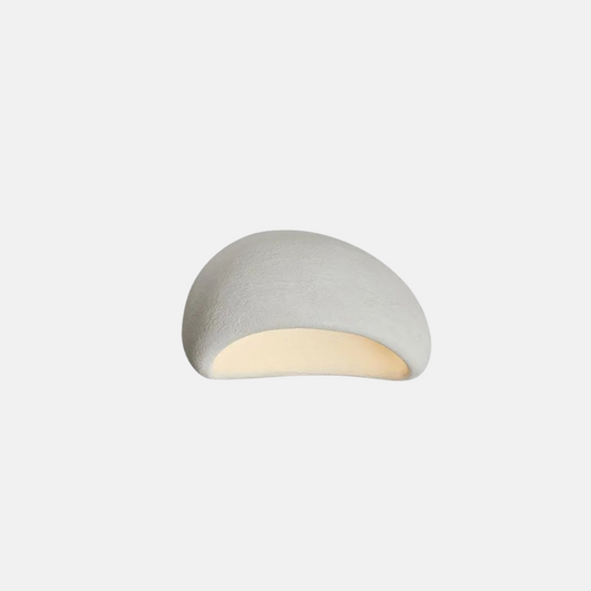 Modern Deckenleuchte LED Brotform Harz Weiß Esszimmer