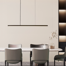 Schwarz LED Pendelleuchte für das Esszimmer