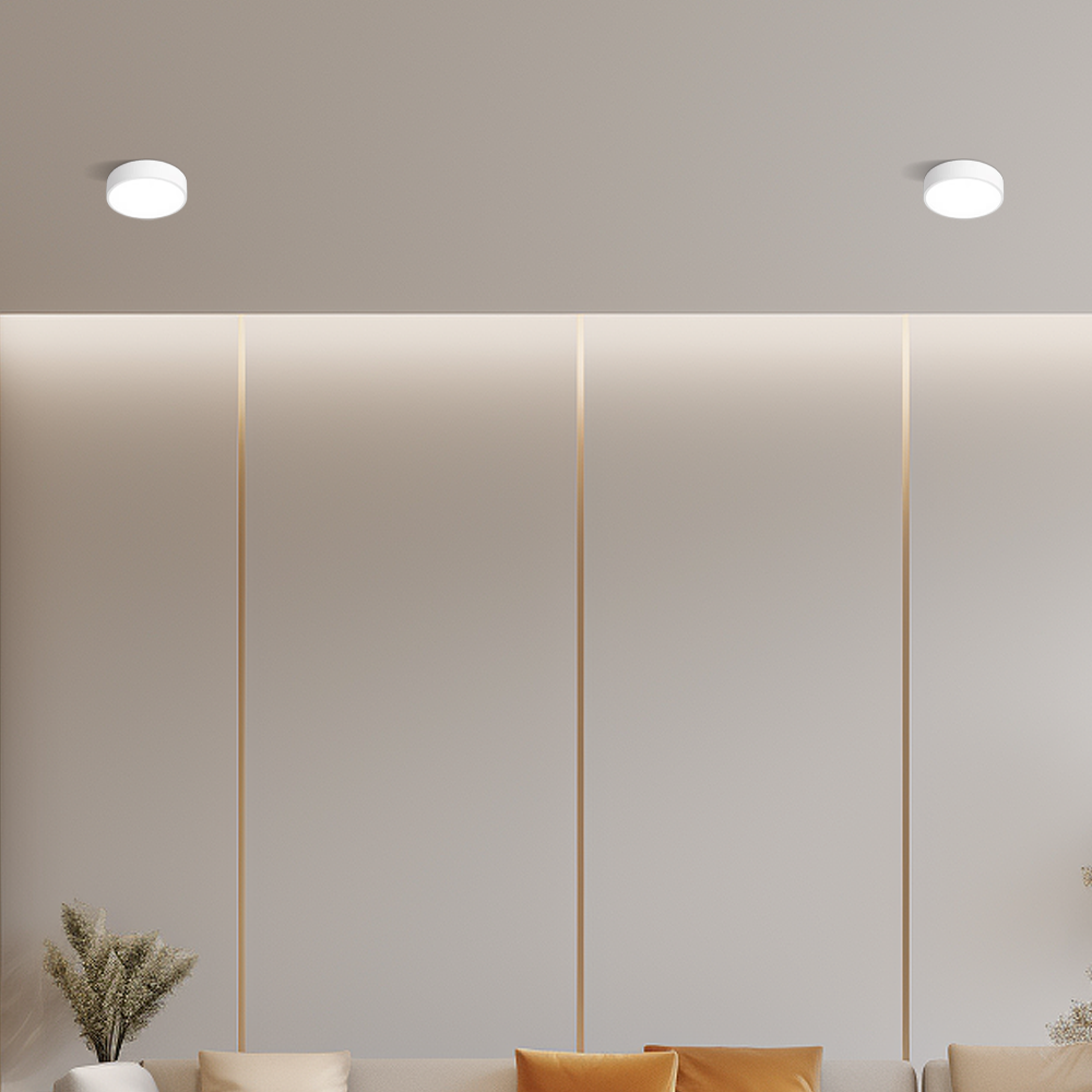 Klassisch Deckenleuchte LED Rund  Metall Wohnzimmer