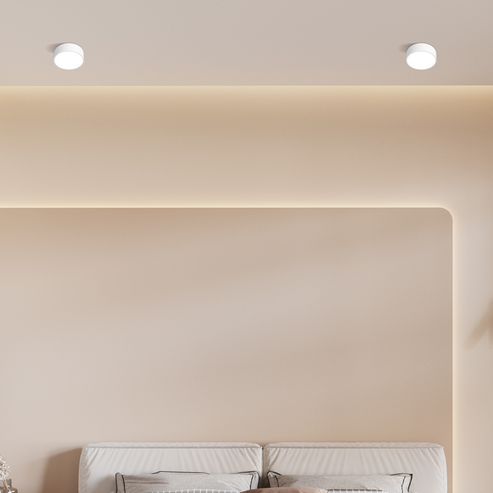 Klassisch Deckenleuchte LED Rund  Metall Wohnzimmer