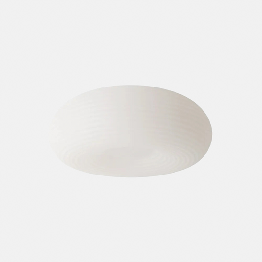 Modern Deckenleuchte LED Rund Weiß Metall Acryl Schlafzimmer