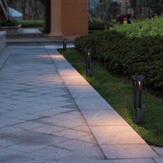 Moderne Außenlampe Schwarz Acryl Rechteckig Garten