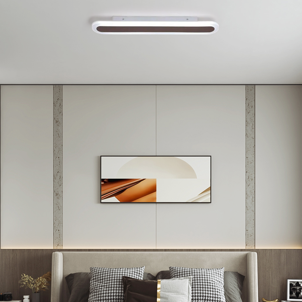 Klassisch Deckenleuchte LED Rechteckig Kaffee Acryl Arbeit/Schlafzimmer