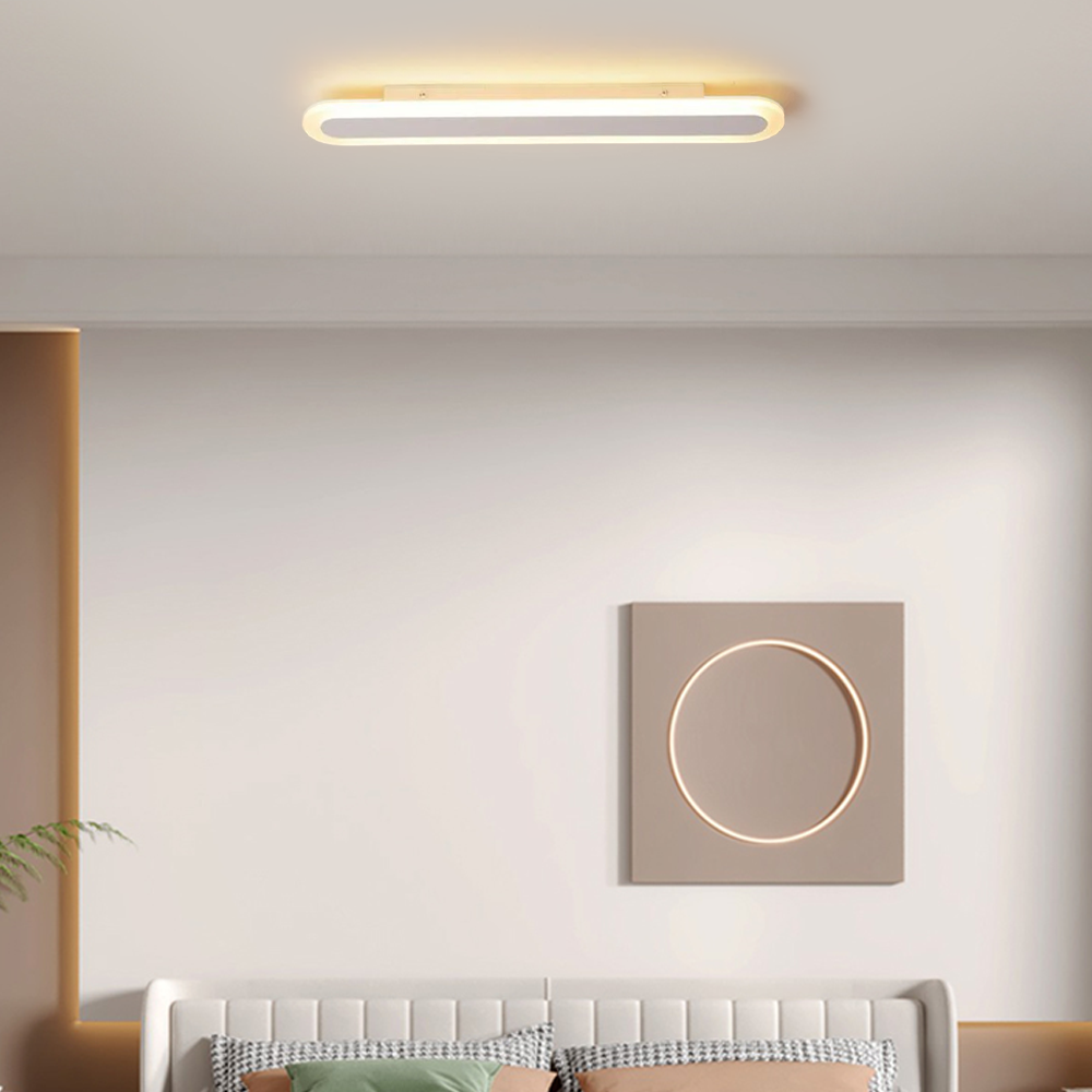 Klassisch Deckenleuchte LED Rechteckig Kaffee Acryl Arbeit/Schlafzimmer