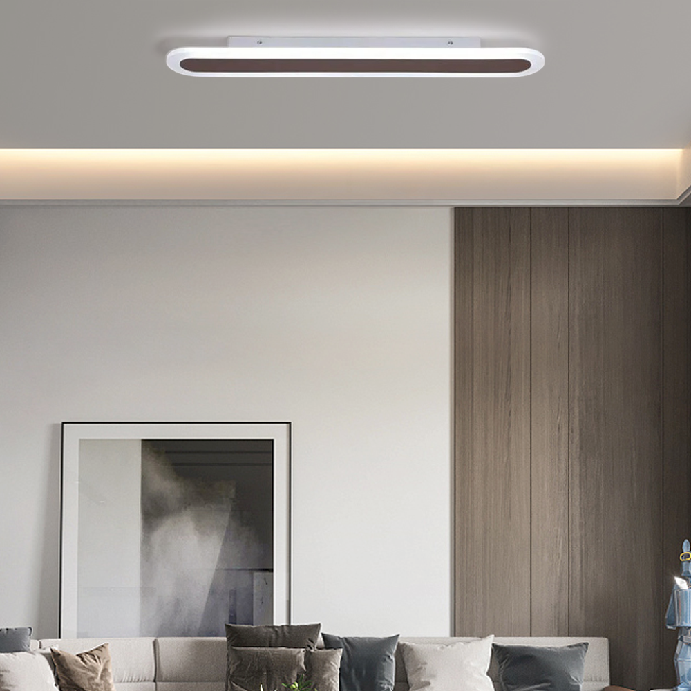 Klassisch Deckenleuchte LED Rechteckig Kaffee Acryl Arbeit/Schlafzimmer