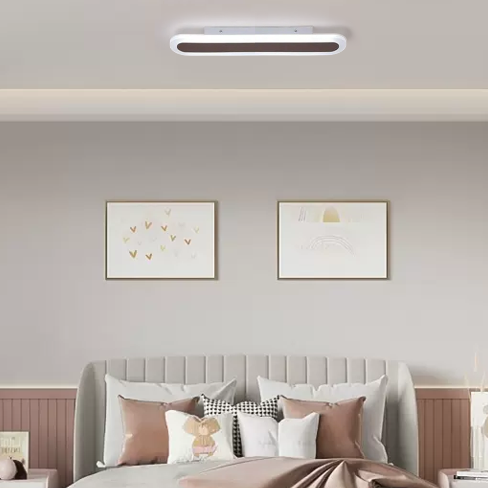 Klassisch Deckenleuchte LED Rechteckig Kaffee Acryl Arbeit/Schlafzimmer