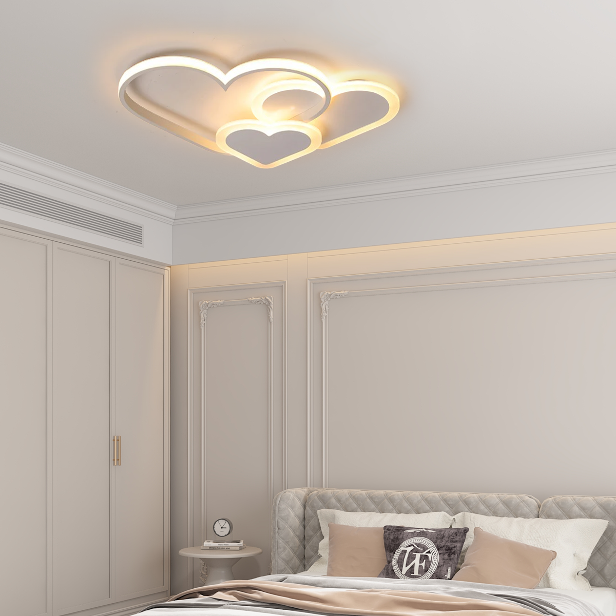 Modern Deckenleuchte LED Metall Schlafzimmer
