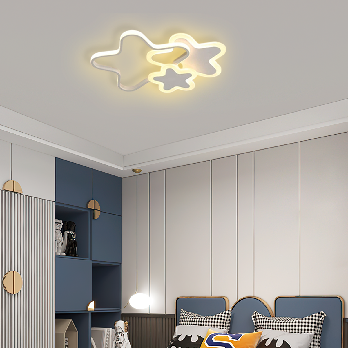 LED Deckenleuchte geeignet für Schlafzimmer.