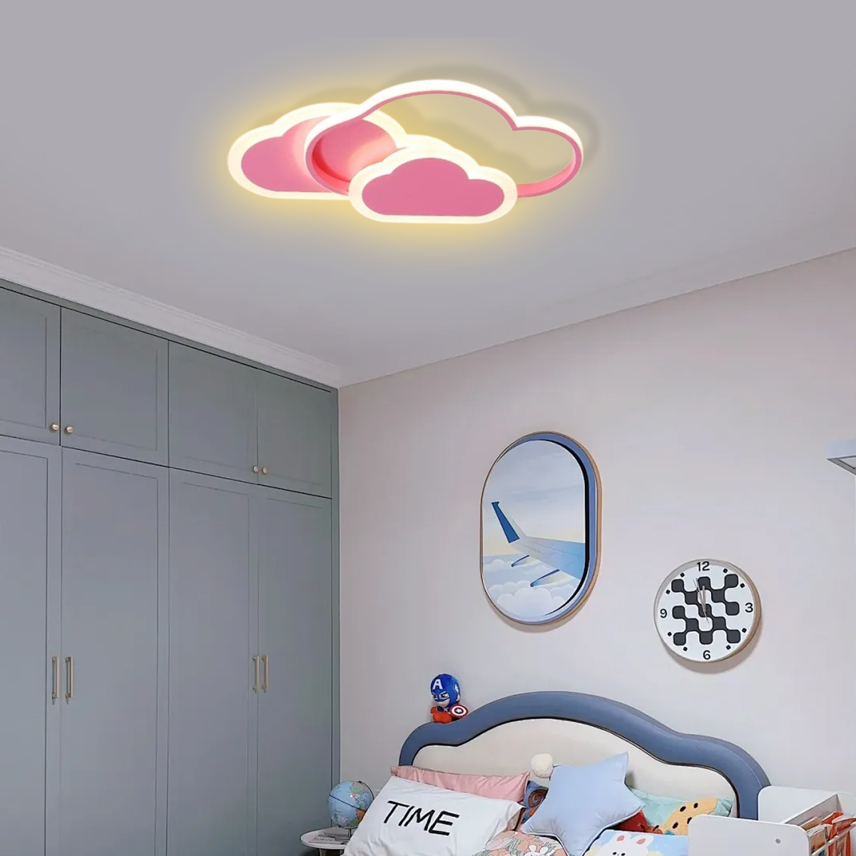 Rose Deckenleuchte geeignet für Schlafzimmer.