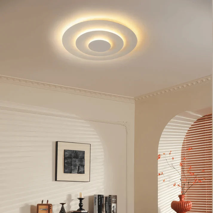 Nordic Deckenleuchte LED Acryl Weiß -A-Warmes Licht-Esszimmer