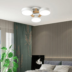 Minimalistische Deckenleuchte LED Rund Metall -Weiß-Bietet eine komfortable und angenehme Beleuchtung