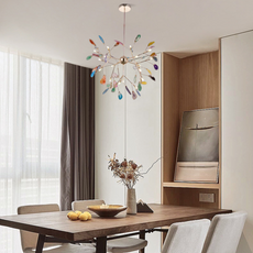 Art Deco Pendelleuchte LED Bunt Metall Schlaf/Esszimmer