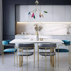 Art Deco Pendelleuchte LED Bunt Metall Schlaf/Esszimmer