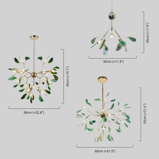 Art Deco Pendelleuchte LED Bunt Metall Schlaf/Esszimmer