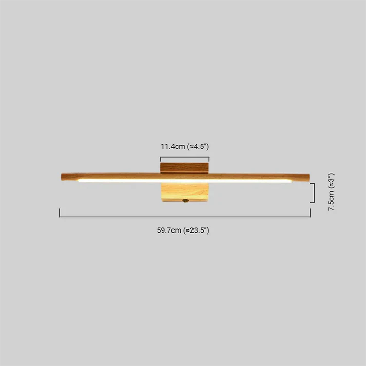 Goldene Wandleuchte für Badezimmer