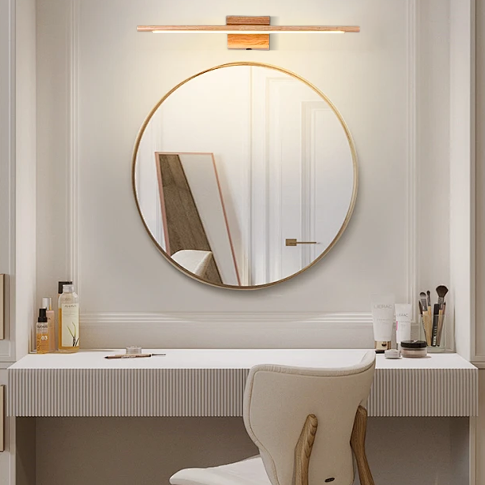 Goldene Metall Wandleuchte für Badezimmer