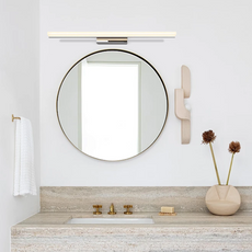 Modern Wandleuchte Spiegelleuchte LED Linear Schwarz Metall Badezimmer