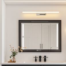 Modern Wandleuchte Spiegelleuchte LED Linear Schwarz Metall Badezimmer