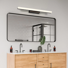 Modern Wandleuchte Spiegelleuchte LED Linear Schwarz Metall Badezimmer