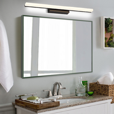 Modern Wandleuchte Spiegelleuchte LED Linear Schwarz Metall Badezimmer