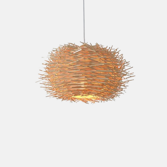 Moderne Pendelleuchte LED Holz 