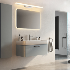 Modern Wandleuchte Spiegelleuchte LED Linear Schwarz Metall Badezimmer