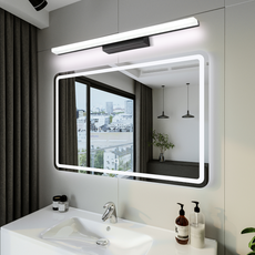 Modern Wandleuchte Spiegelleuchte LED Linear Schwarz Metall Badezimmer