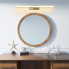 Modern Wandleuchte Spiegelleuchte LED Linear Schwarz Metall Badezimmer