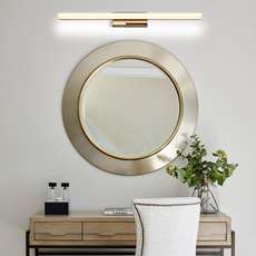 Modern Wandleuchte Spiegelleuchte LED Linear Schwarz Metall Badezimmer